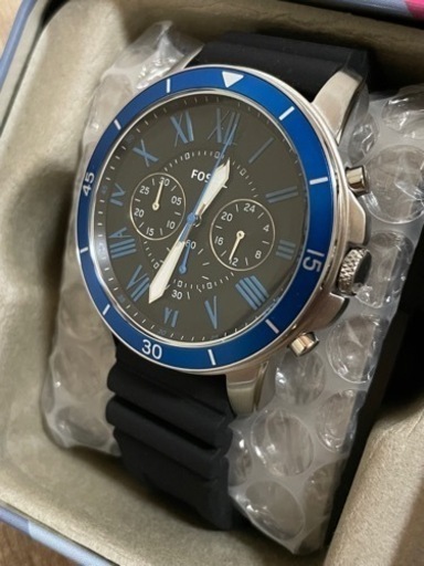 [未使用新品/付属品完備/稼働品]フォッシル FOSSIL GRANT SPORT FS5300/クロノグラフ/腕時計
