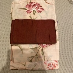 浴衣貸します！可愛いお花柄です。
