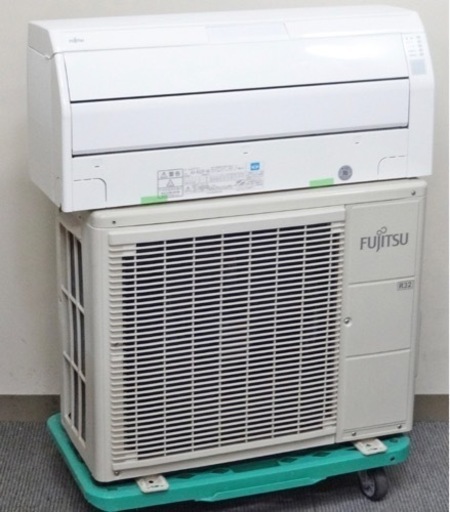 【取引完了】(42)富士通ゼネラル 不在ECO 人感センサー フィルター自動おそうじ 音声お知らせ機能 ルームエアコン 2.2kW おもに6畳用 R32冷媒 2017年製‼️取付販売