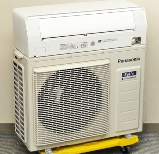 【取引完了】(44) Panasonic エオリア AI快適エコナビ ナノイーX においケア フィルターお掃除ロボット ルームエアコン 5.6kW おもに18畳用 単相200V 2021年製 ‼️取付販売