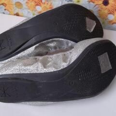 24.5cm　美品　バタフライツイスト　携帯シューズ　フラットの画像