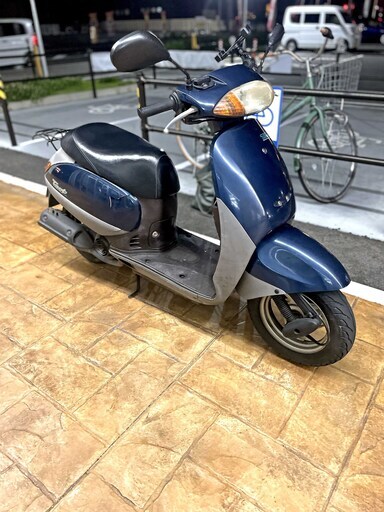 ホンダタクト50ccスクーターAF24E-2310055 ２スト 自賠責Ｒ５年９月まで　走行メーター3495km