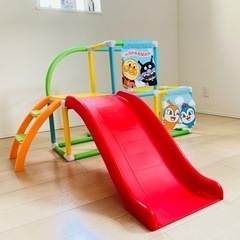 アンパンマン　すべり台　ジャングルジム【折りたたみ式】