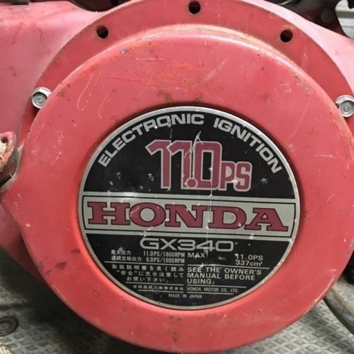北海道旭川市 HONDA ホンダ ガソリンエンジン GX340 最大11馬力 動作未確認 農業機械 【直接取引限定 発送不可】