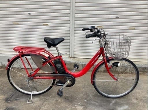 113 パナソニック新機種電動アシスト自転車vivi  stileＮＸ26インチ レッド