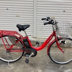 赤い電動アシスト自転車 自転車】THIRDBIKES 電動クロス FESMOTOR フェスモーター 700C 外装7段