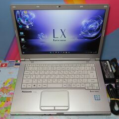 JC0632 パナソニック Let's Note CF-LX6 新品 512GB DVD 良品 office