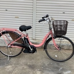 114 ブリヂストン新機種電動アシスト自転車assista26インチピンク