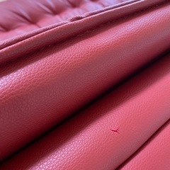 ニトリ　ソファベッド　Nシールド　レッドの画像