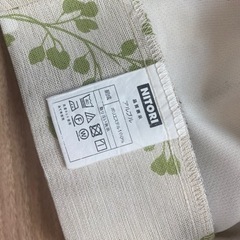 【取引中】カーテン　100cm×196cm　2枚　植物　ニトリの画像