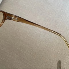 メガネ　ブルーライトカット　度なし　ブラウン　PC用　ノーブランドの画像