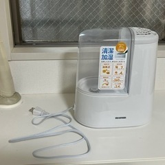 アイリスオーヤマの加熱式スチーム加湿器