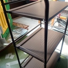 お取引き中です！ワゴン　茶色　物置き　3段　キャスター付きです★の画像