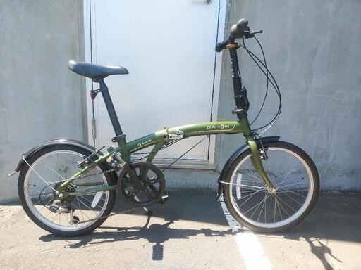 取引決定しました！札幌市内配達無料！防犯登録料込み。中古DAHON SuVD6！