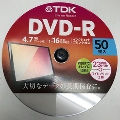 O2307-092 TDK DVD-R 50枚入 ※枚数不明の画像