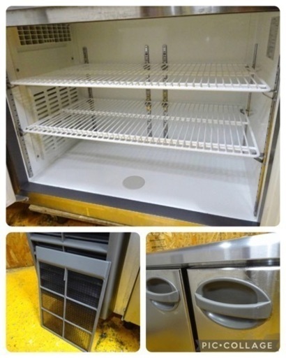 (1025-25) フクシマ 業務用 台下冷蔵庫 コールドテーブル YRC-120RE2-F 2019年製 W1200D600H800