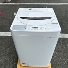 洗濯機  シャープ ES-GE5B 2018年 5.5kg 生活家電 せんたくき【安心の3ヶ月保証★送料に設置込】💳自社配送時🌟代引き可💳※現金、クレジット、スマホ決済対応※