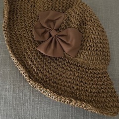 麦わら帽子　ストローハットの画像