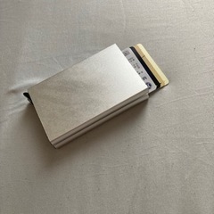 最終値下げ⭐️スライド式ミニウォレット+スライド式カードケース マネークリップ付き 新品未使用 スキミング対策 財布 化粧箱付きの画像