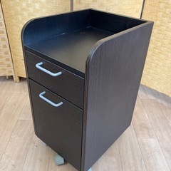 【引取】デスクワゴン　収納棚　キャスター付き