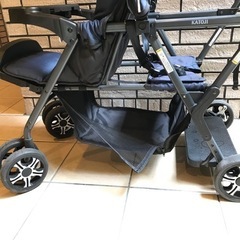 2人乗りベビーカー  KATOJI「二人でゴー」の画像