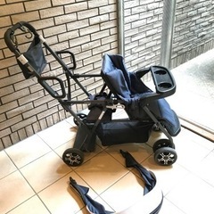 2人乗りベビーカー  KATOJI「二人でゴー」の画像