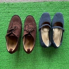 お渡し決定しました）パンプス　フラットシューズ