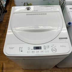 洗濯機　No.6485　シャープ　2019年製　ES-GE5D　5.5kg　【リサイクルショップどりーむ鹿大前店】