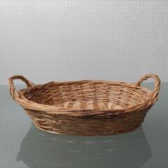 受付中！未使用★手編み盛りカゴ★大小３個セットの画像