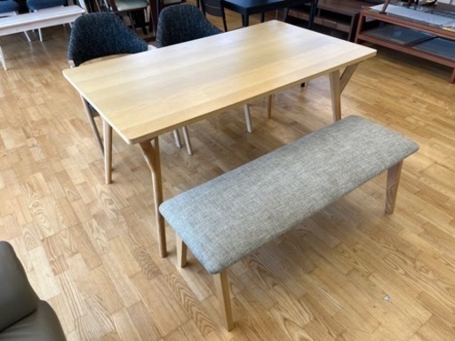 N129★ダイニングテーブル★ダイニング４点セット★ダイニングセット★幅1200ｍｍ