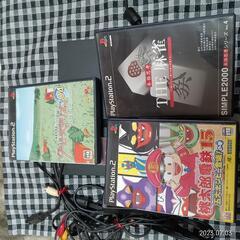 PS2本体とソフト　通電確認済みの画像