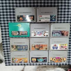 スーパーファミコン本体　ソフト通電確認済みの画像