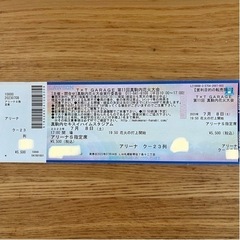 真駒内花火大会2023 アリーナS席　1枚