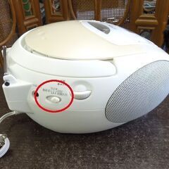 TDK ポータブル CDラジオ CD Radio SP-CD8211 ホワイト ☆ 札幌市 北区 屯田 の画像
