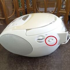 TDK ポータブル CDラジオ CD Radio SP-CD8211 ホワイト ☆ 札幌市 北区 屯田 の画像