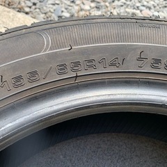 購入者決定　155/65R14 75S グッドイヤーGOODYEAR 溝有り　タイヤ4本セットの画像
