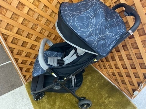 ナノスマートプラス 青 Aprica ナノスマート ベビーカー 折りたたみ式