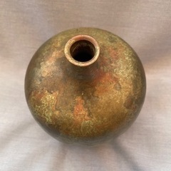花器　真鍮製　中・小　花瓶の画像