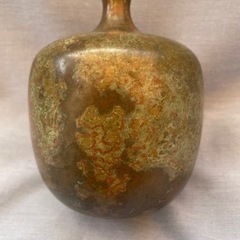 花器　真鍮製　中・小　花瓶の画像