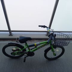 ★自転車★キッズ★ジェネレーター★緑★１８インチ