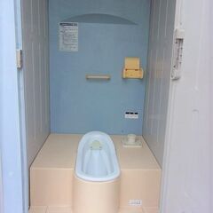 【在庫残り1台】仮設トイレ 簡易水洗トイレ和式タイプの画像