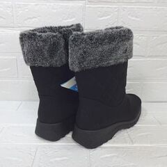  保管未使用品 ロイデ 2906 ボア付きハーフブーツ 黒 ブラック 表記サイズ5 23.0～23.5cm ドイツ製 レディース 内ボア ブーツ 札幌市 の画像