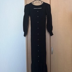 リブニットマーメイドワンピース M