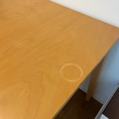 無料　ニトリ　120×78×70 ダイニングテーブル　20日に粗大ゴミ出すのでそれまでの受付です。の画像