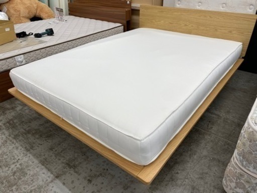 【愛品館 江戸川店】MUJI（無印良品）ダブルベッド ID:153-018632-007