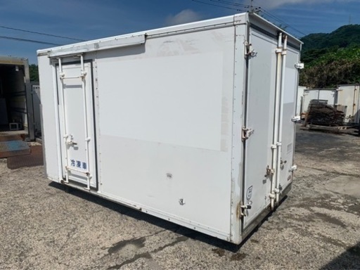 No.794 保冷バン 2ｔ 車  アルミ 箱 バイク 倉庫 トラック コンテナ 米 保管庫 物置 DIY