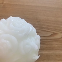 キャンドル　バラのキャンドル　LEDライト付きの画像