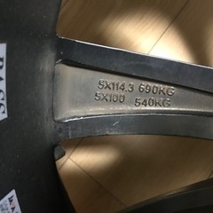245/40R19のオールシーズンマットブラックの画像