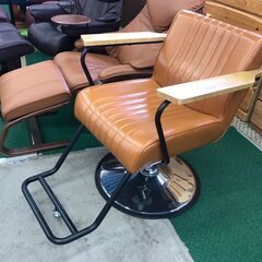 【愛品館八千代店】レトロ　バーバーチェア　②