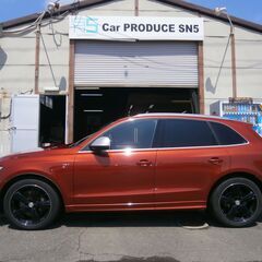 H.26(2014)年 アウディ SQ5 3.0 4WD エンスタ!ETC!ツートンレザー! ボルケーノレッドメタリックの画像